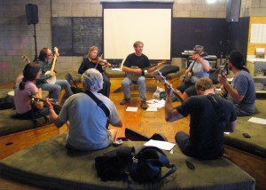 Steve Lewis a banjo workshop