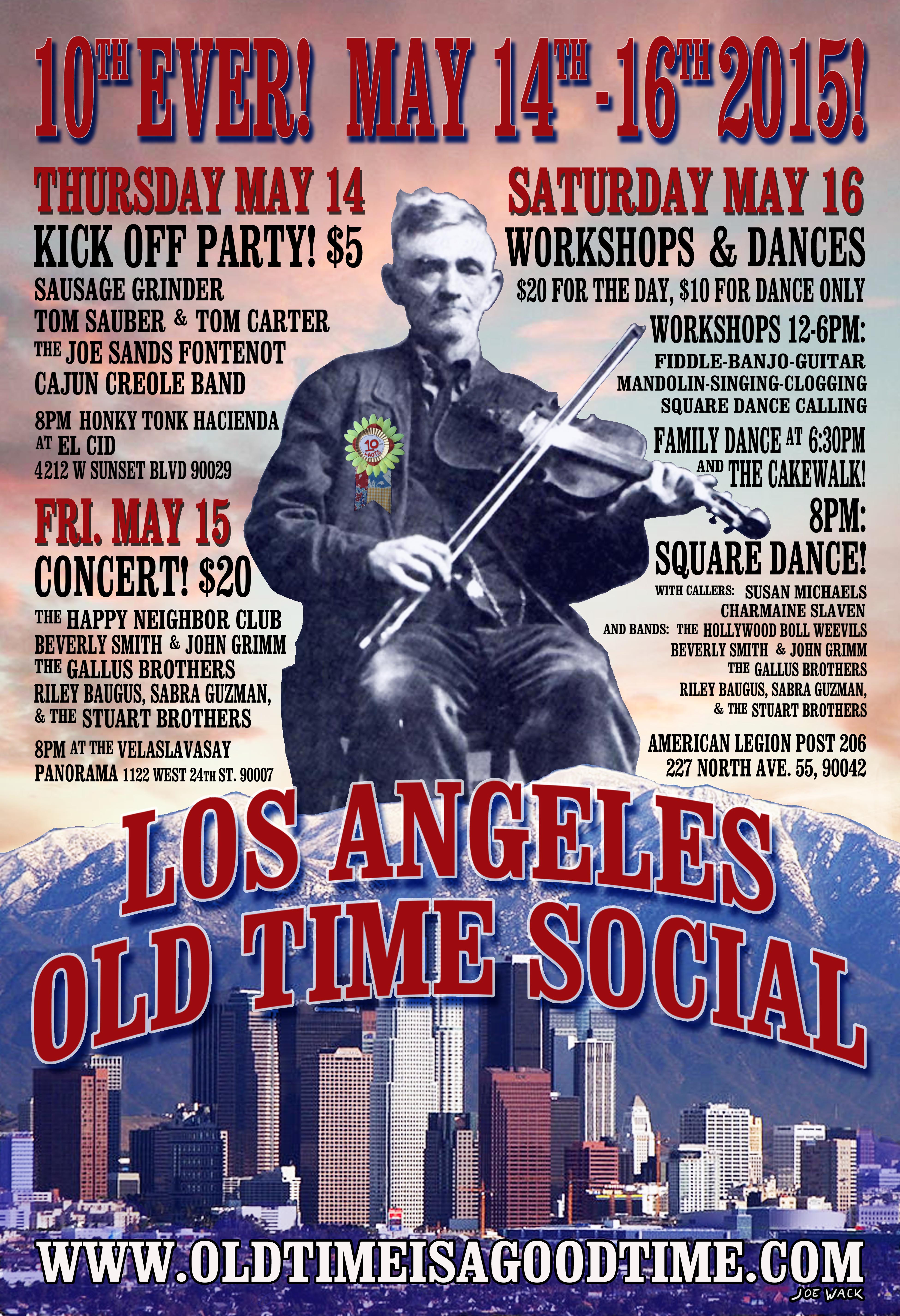 10th Ever Los Angeles Old Time Social!